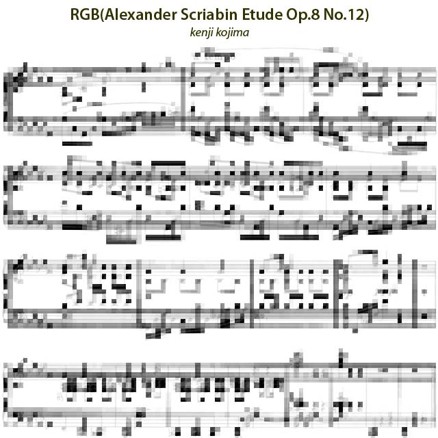RGB(Alexander Scriabin Etude Op.8 No.12)