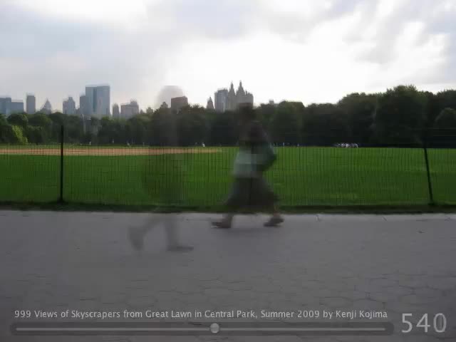 999 Views of Skyscrapers from Great Lawn in Central Park 541-567, Summer 2009 
