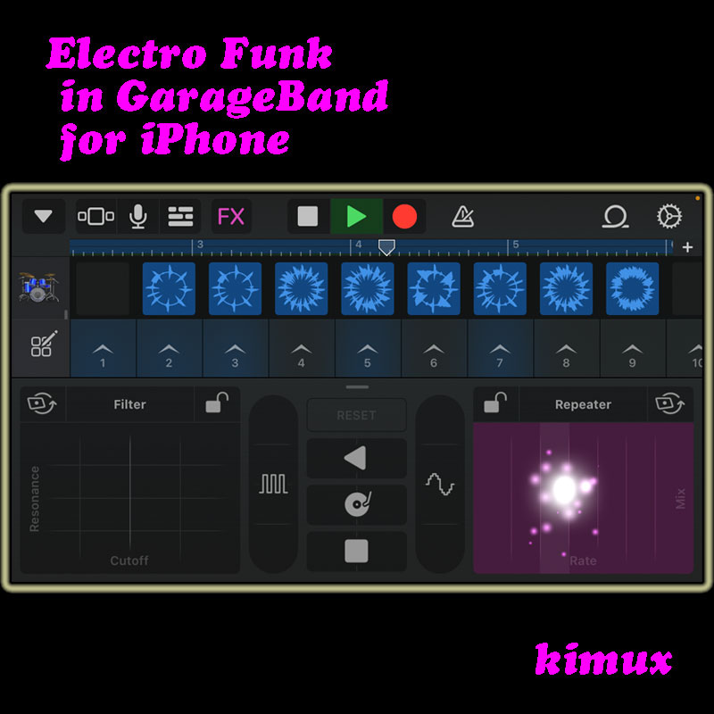 Electro Funk in GarageBand for iPhone