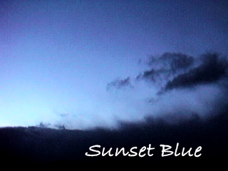 sunset blue