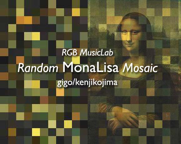 RGB Random MonaLisa Mosaic