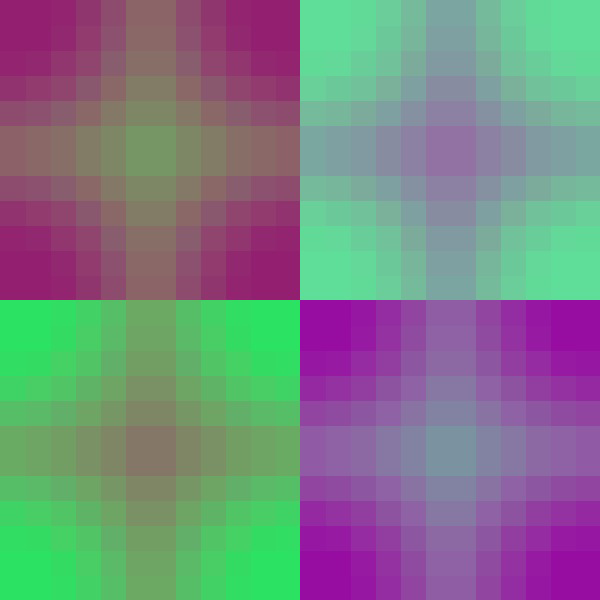 Purple Green Variations