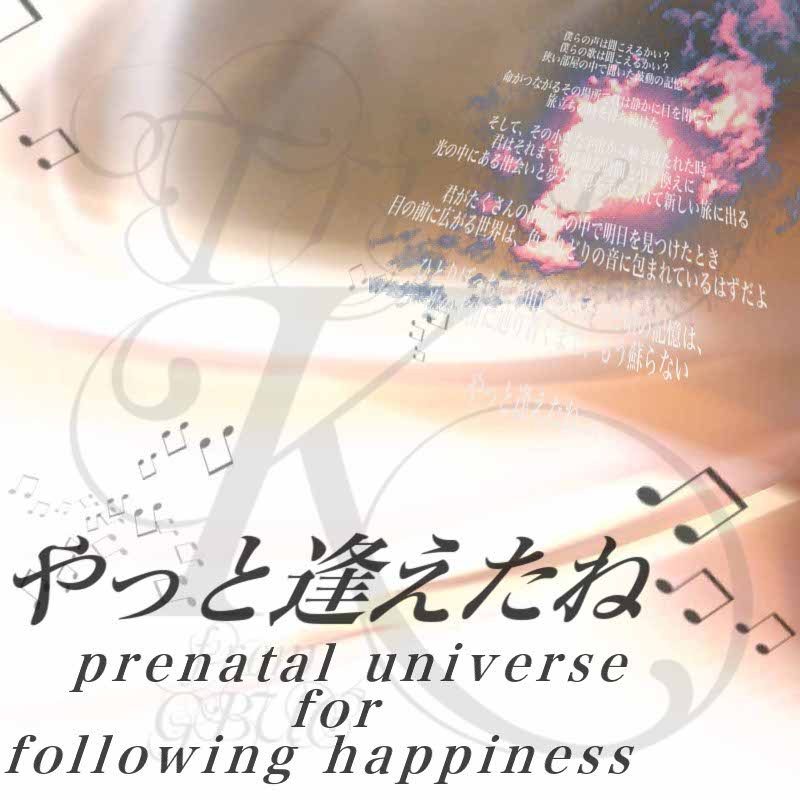やっと逢えたね : prenatal universe for following happiness