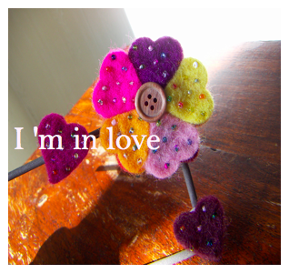 I 'm in love