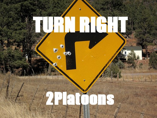 TURN RIGHT/2Platoons