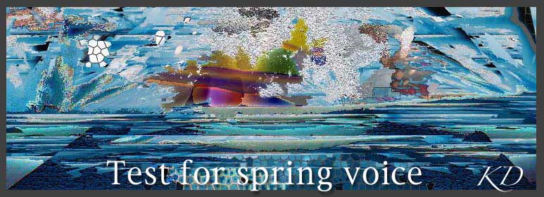 Test for spring voice�ʴ����ǡ�