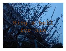 Ring a bell for him