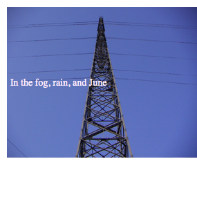 In the fog, rain, and June